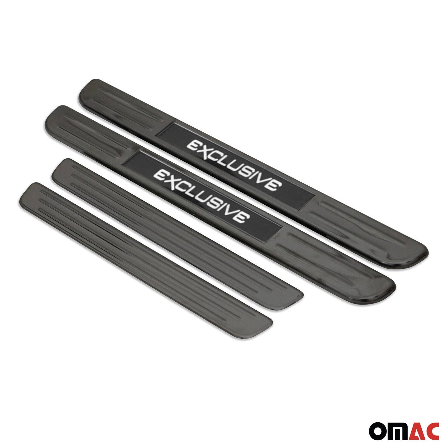 Ornamente prag uși exclusive pentru Citroen C3 2002-2010 Crom închis 4x