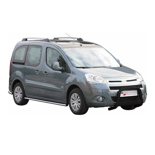Bară de protecție/buton față pentru Citroen Berlingo 2008-2014 ø63mm oțel negru