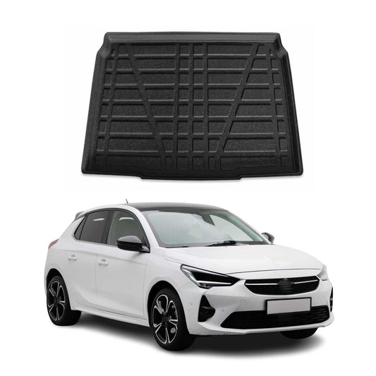 Protecție portbagaj/cargo pentru Opel Corsa F 2020-2025, cauciuc TPE, negru