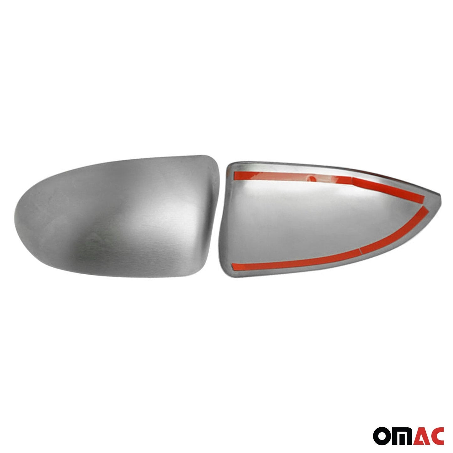 Spiegelkappen Spiegelabdeckung für Skoda Octavia 2009-2013 Edelstahl Matt 2tlg