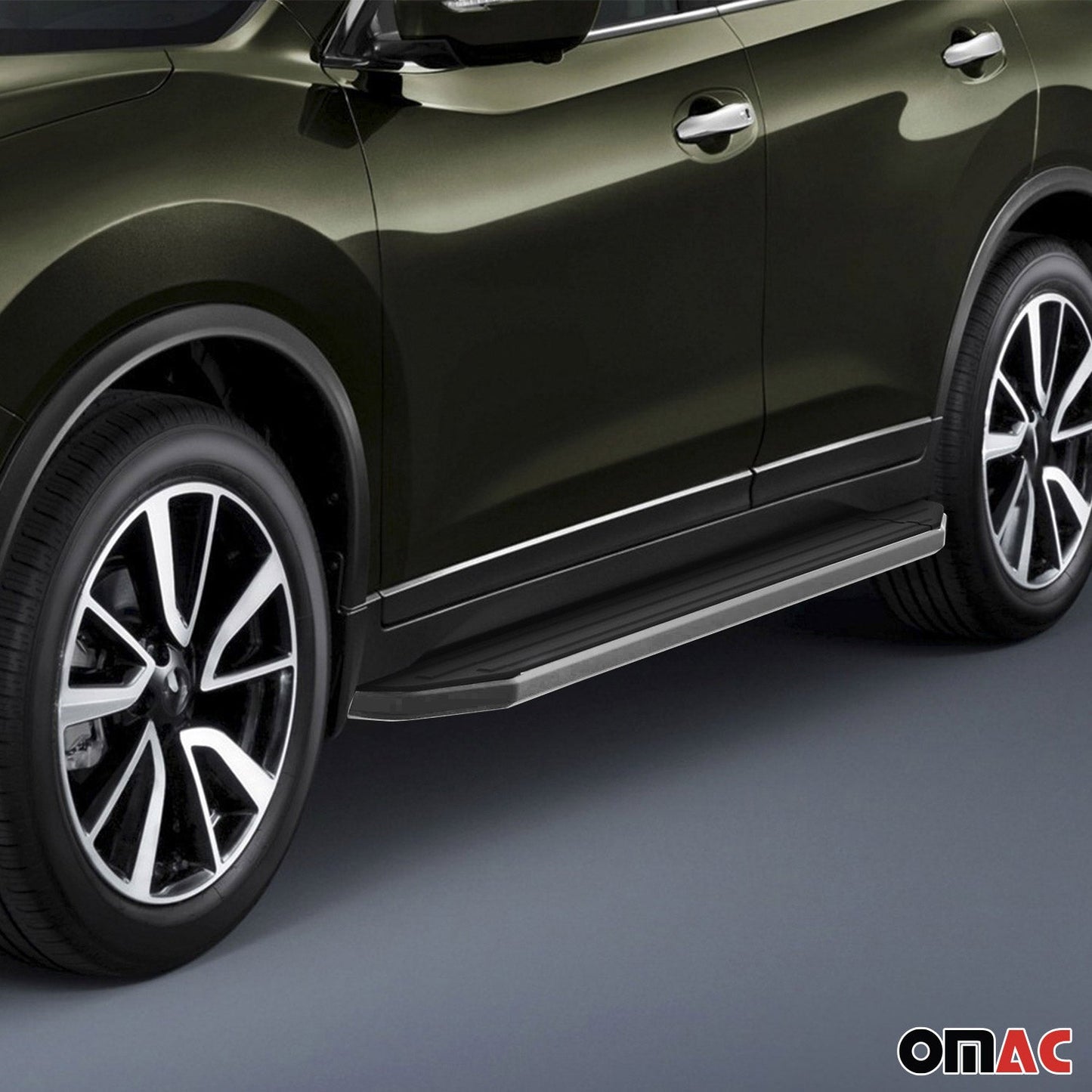 Trittbretter Seitenschweller für Nissan Qashqai 2013-2018 ABE Alu