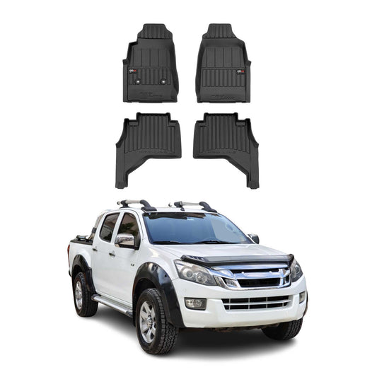 2011-2019 Isuzu D-Max Fußmatten TPE Schwarz 4 tlg