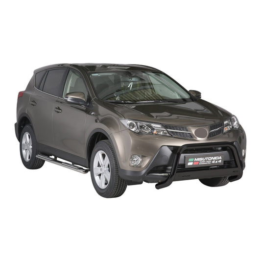Bară de protecție/buton față pentru Toyota RAV4 XA40 2013-2015 ø63mm oțel negru