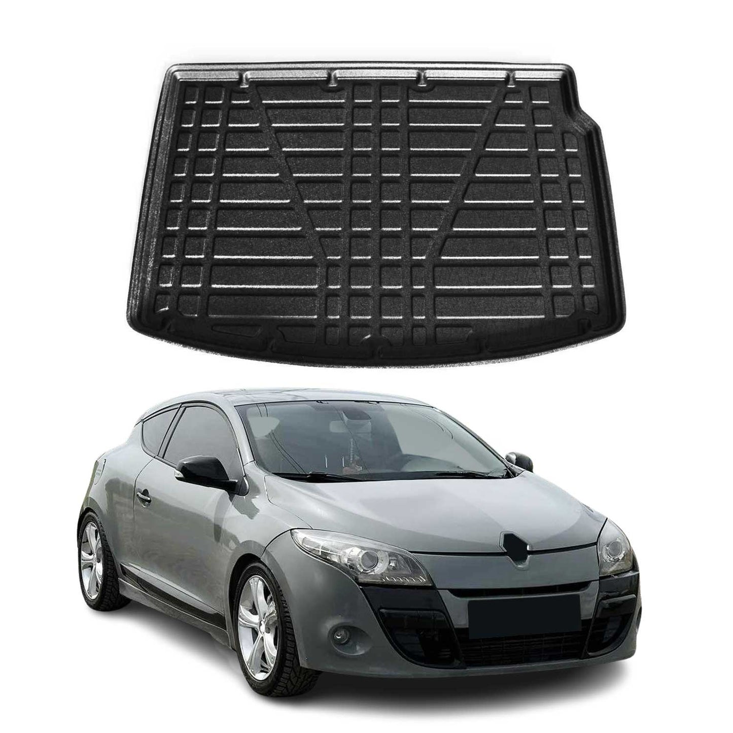 Protecție portbagaj/căptușeală pentru Renault Megane Coupe 2009-2016, fabricată din cauciuc TPE