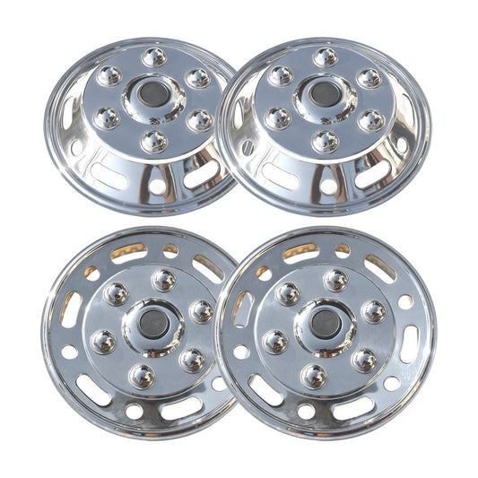 4x Radkappen Radzierblenden Radblenden 16" für Ford Stahl Silber