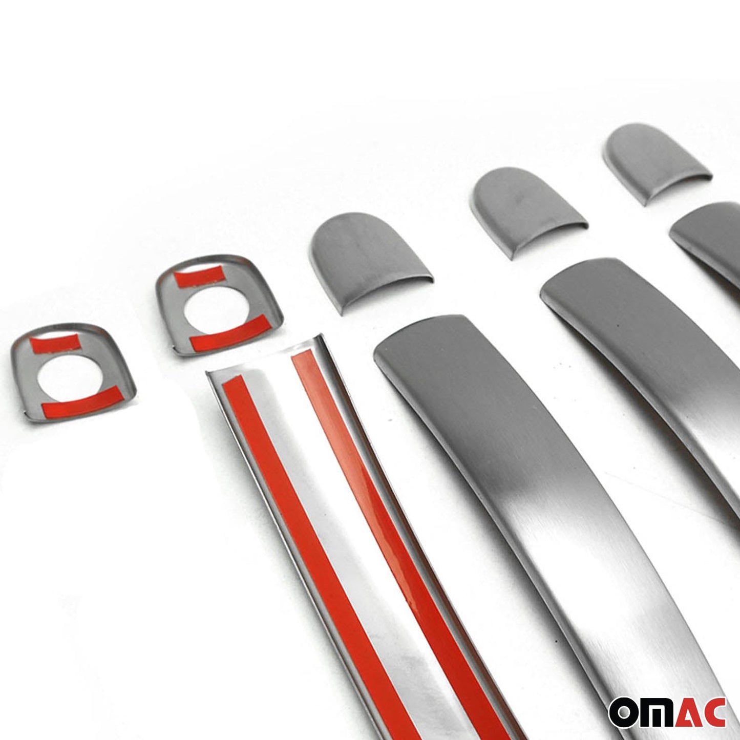 Türgriff Blende Chrom für Skoda Rapid 2012-2019 4-Tür Gebürstet 9tlg