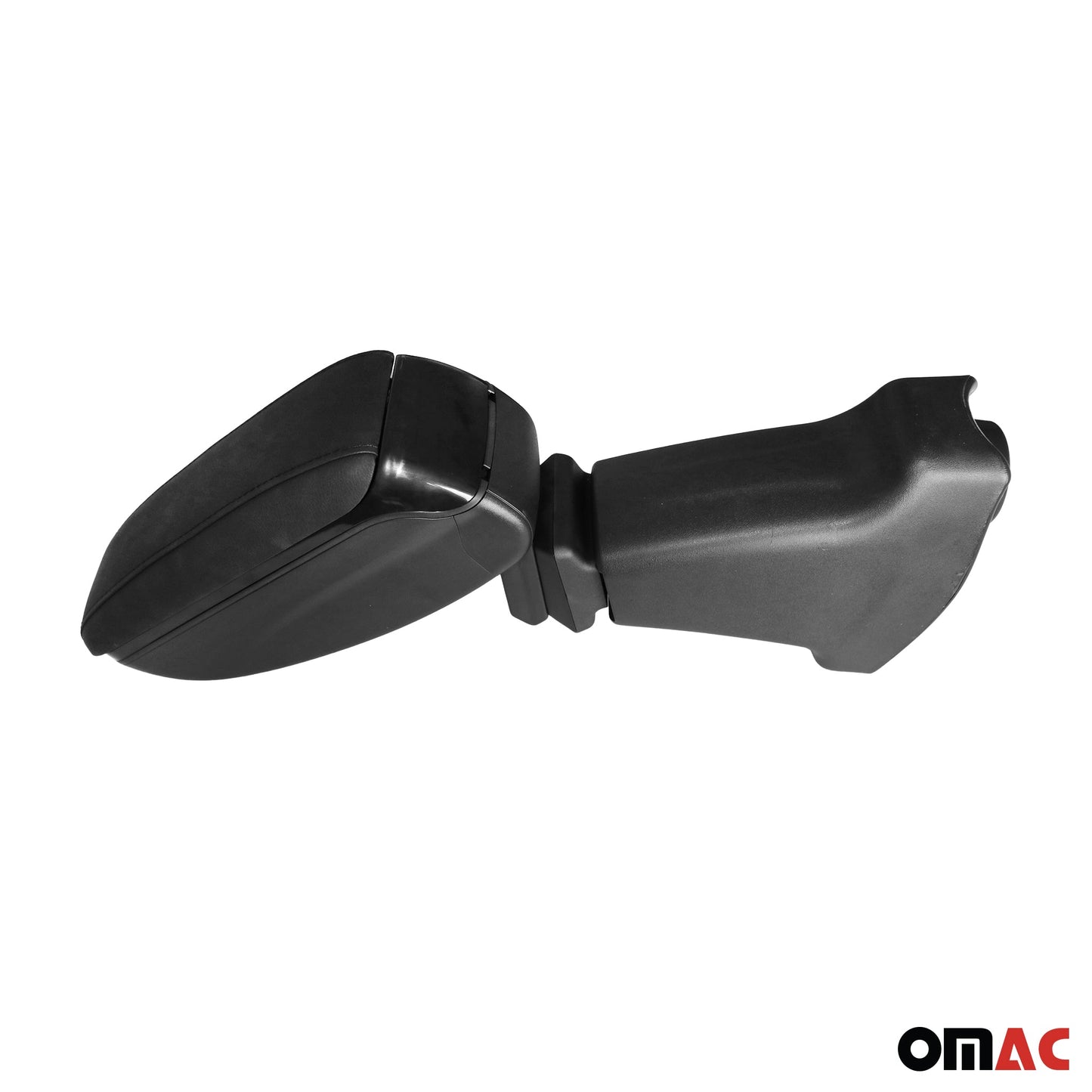 Armlehne Mittelarmlehne für Fiat 500 500C 2007-2015 PU-Leder ABS Schwarz