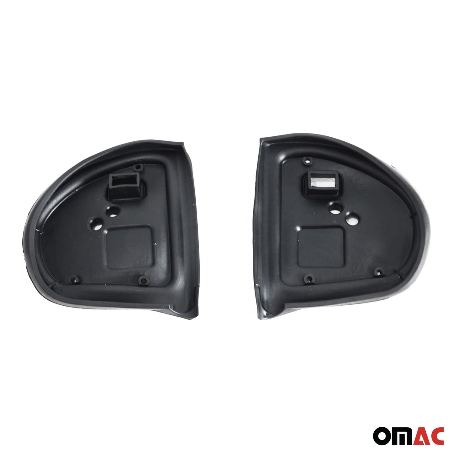 Außenspiegel Gummi für Mercedes C Klasse W203 2000-2007 Kunststoff Schwarz 2tlg