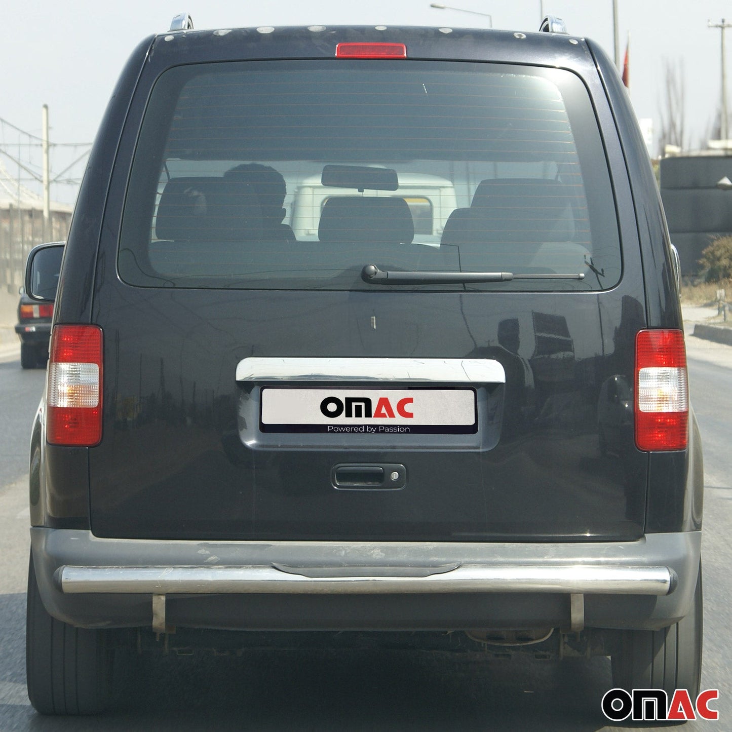 Kofferraumleiste Heckklappe Leiste für VW Caddy 2003-2010 Edelstahl Chrom 1tlg