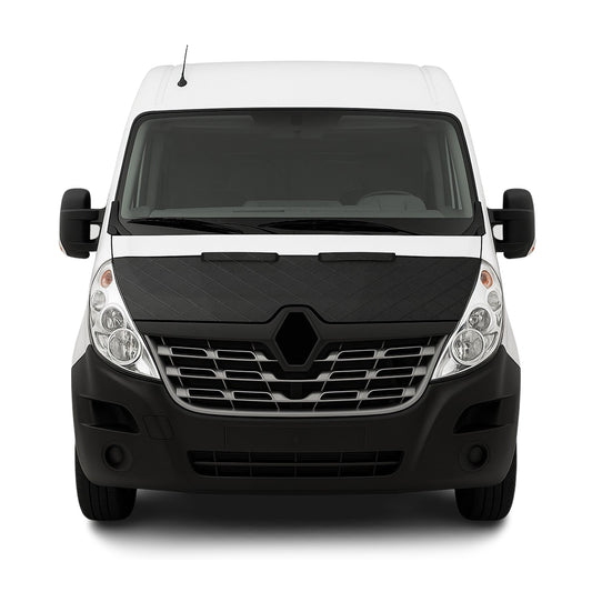 Schwarz Haubenbra Steinschlagschutz für Renault Master 2010-2014 Halb