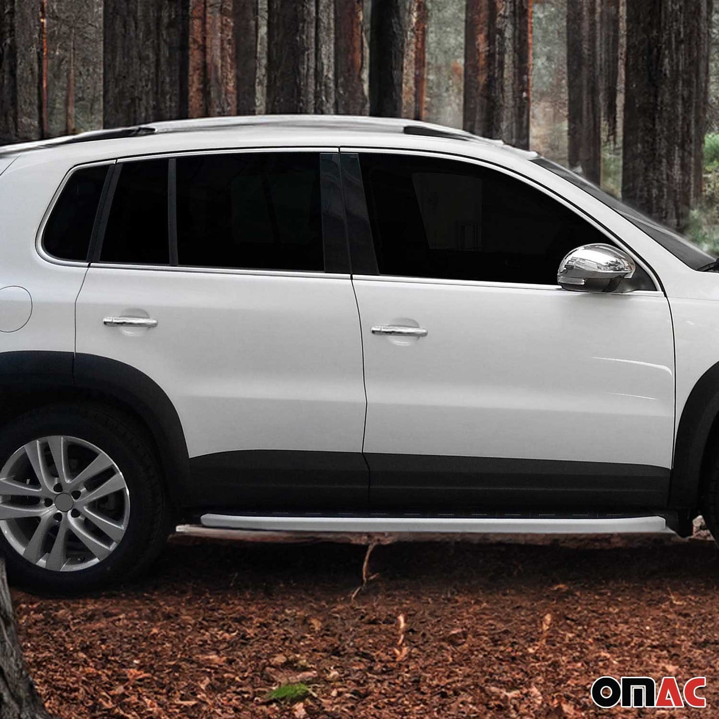 Fensterleisten Zierleisten für VW Tiguan mk2 2016-2024 Edelstahl Chrom 10tlg