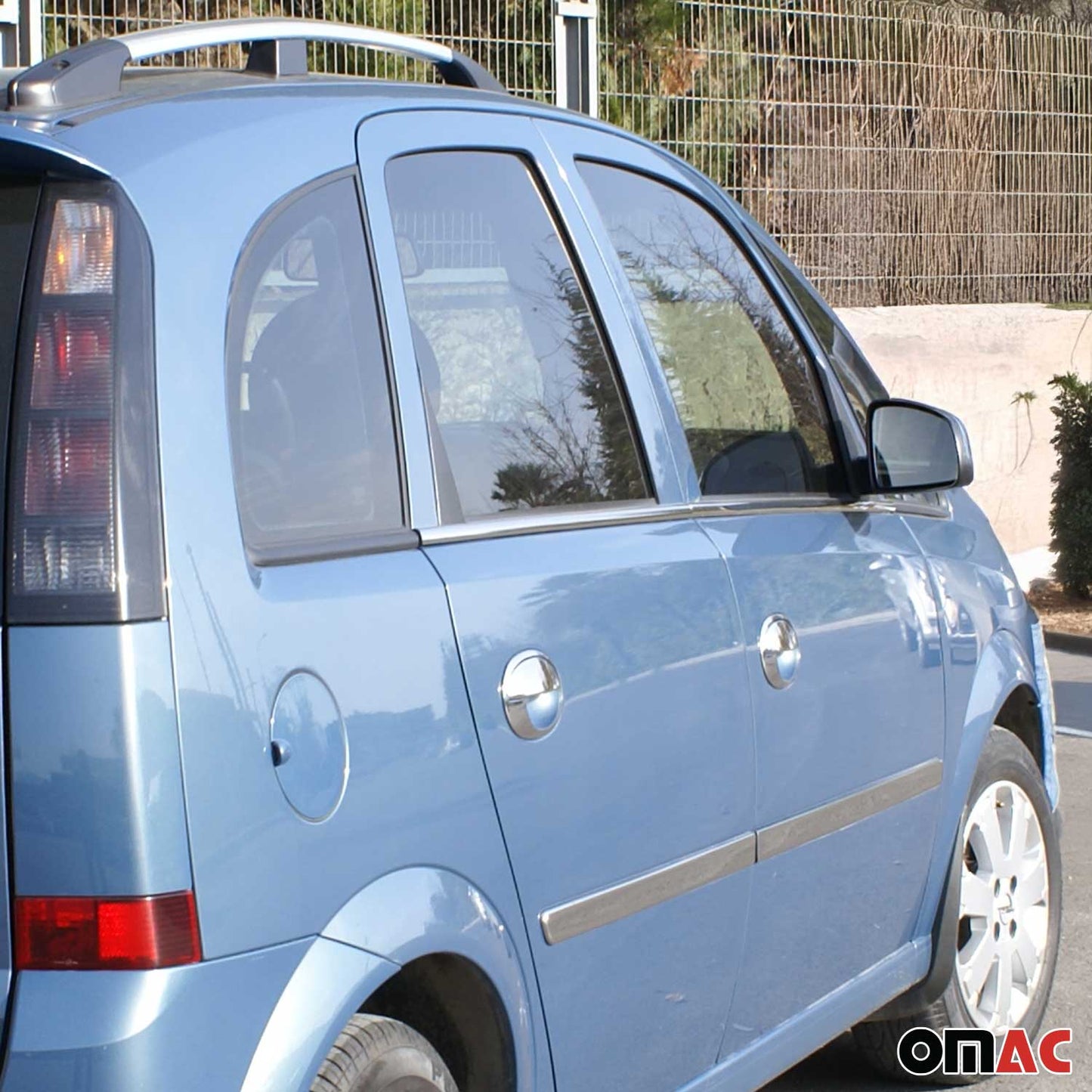 Fensterleisten Zierleisten für Opel Meriva 2002-2010 Edelstahl Chrom 4tlg