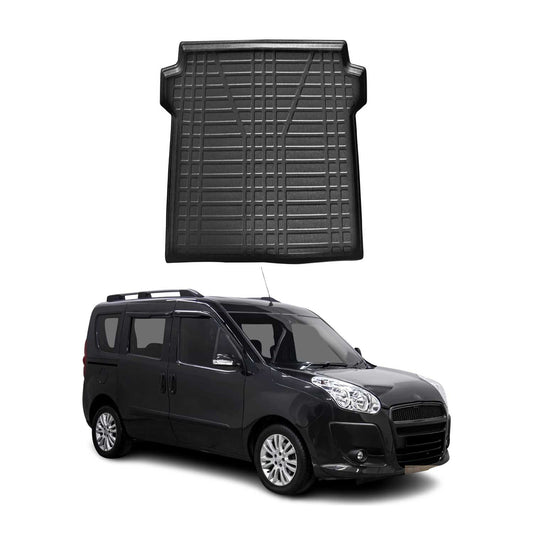 Kofferraumwanne Laderaumwanne für Fiat Doblo 2010-2021 Gummi TPE Schwarz
