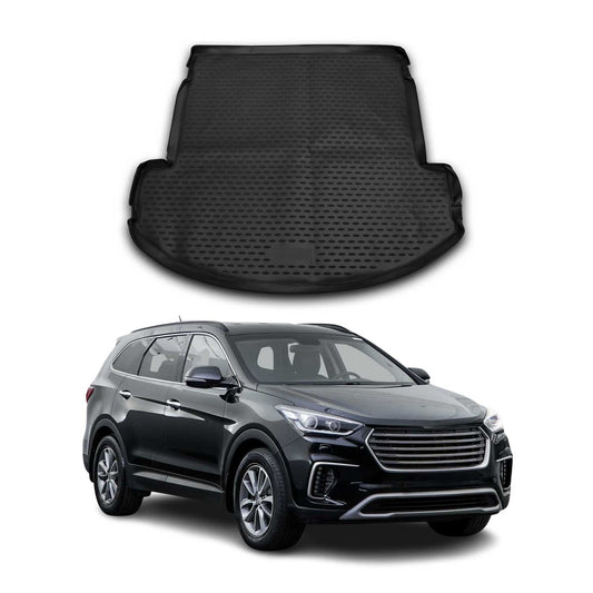 Kofferraummatte Kofferraumwanne für Hyundai Grand Santa Fe 2012-2018 Gummi TPE