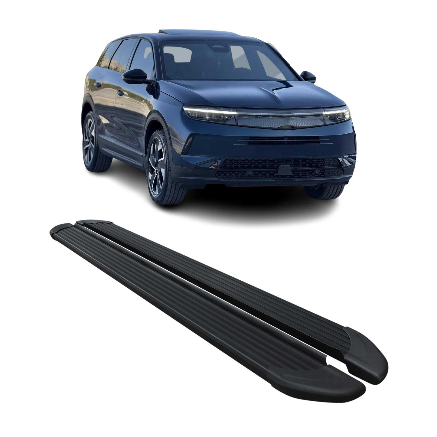 Praguri laterale Opel Grandland II 2024-2025, aluminiu negru