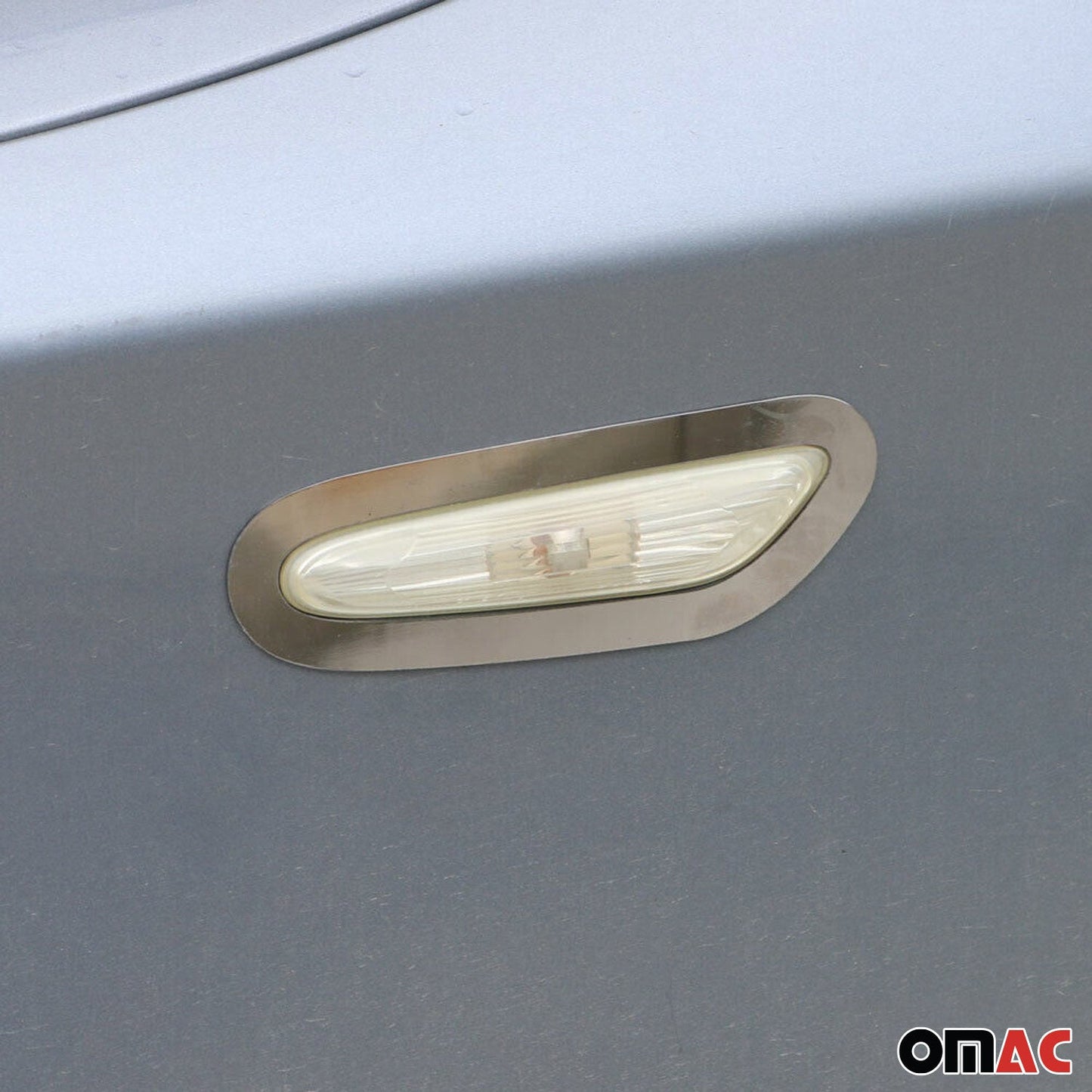 Blinkerrahmen Signalblende Seitenblinker für BMW 3er E90 2005-2013 Chrom 2x