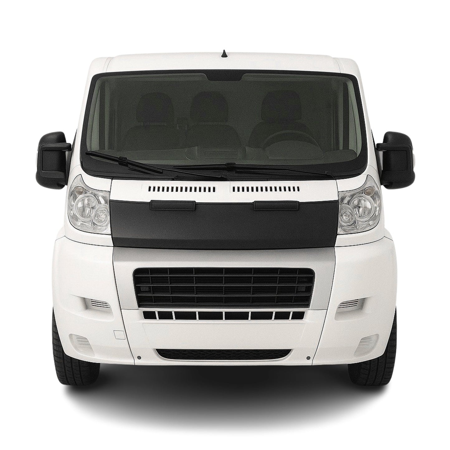 Protecție capotă anti-ciobituri pentru Fiat Ducato Boxer Jumper 2006-2014, negru, jumătate