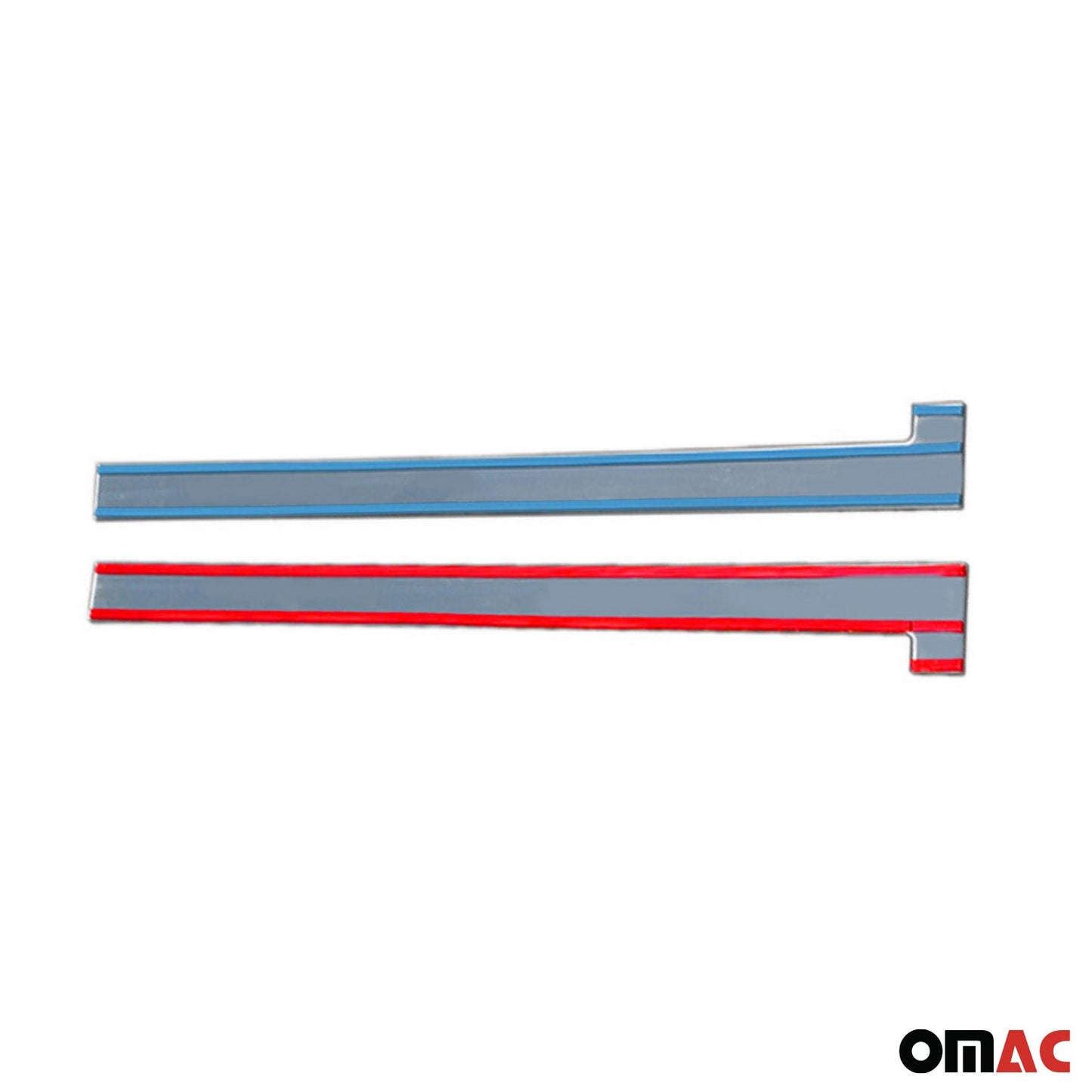 Seitentürleiste Türleisten Türschutzleisten für Fiat Doblo 2010-2021 Chrom Matt