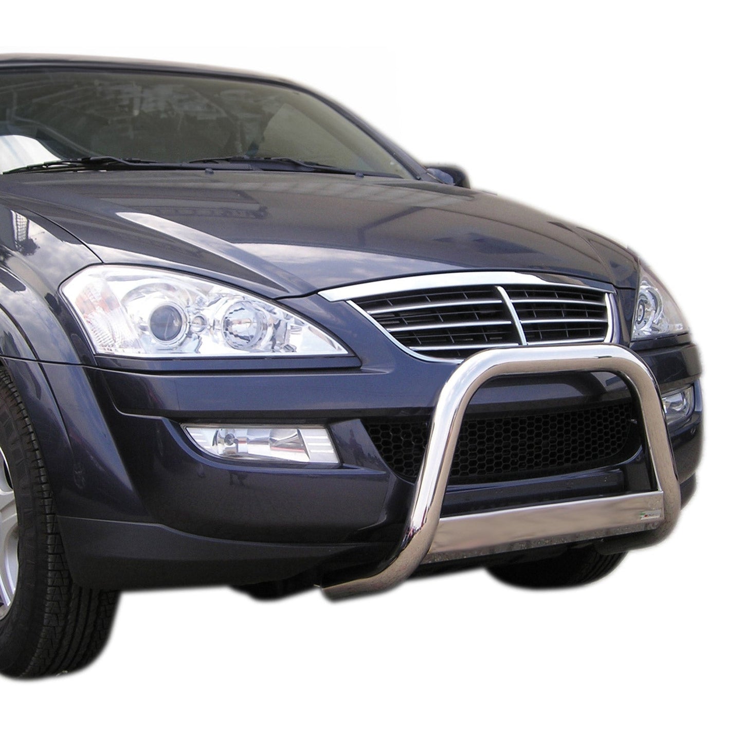 Frontbügel Frontschutzbügel für Ssangyong Kyron 2007-2014 ø63mm Stahl Silber