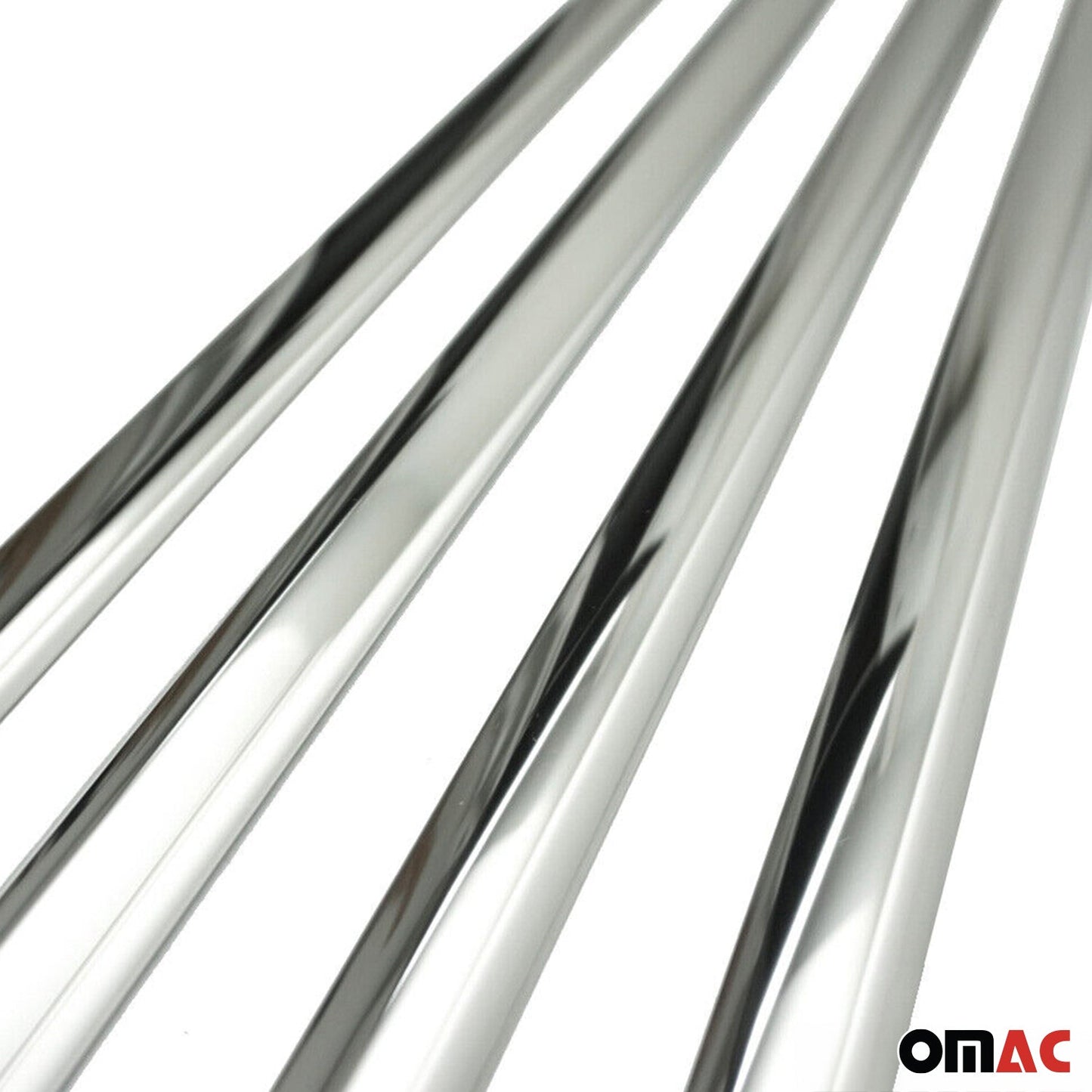 Benzi decorative pentru geamuri Ford Mondeo mk4 2007-2014, oțel inoxidabil cromat, 4 bucăți