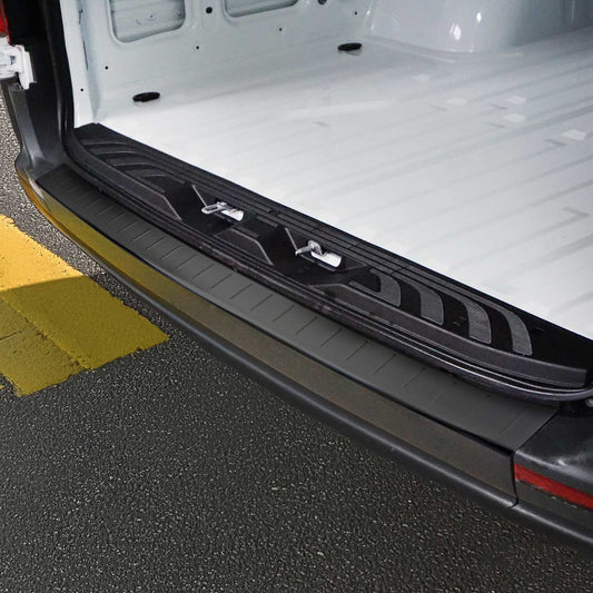 Ladekantenschutz Stoßstange für Mercedes Sprinter W907 2018-25 Gebürstet Dunkel