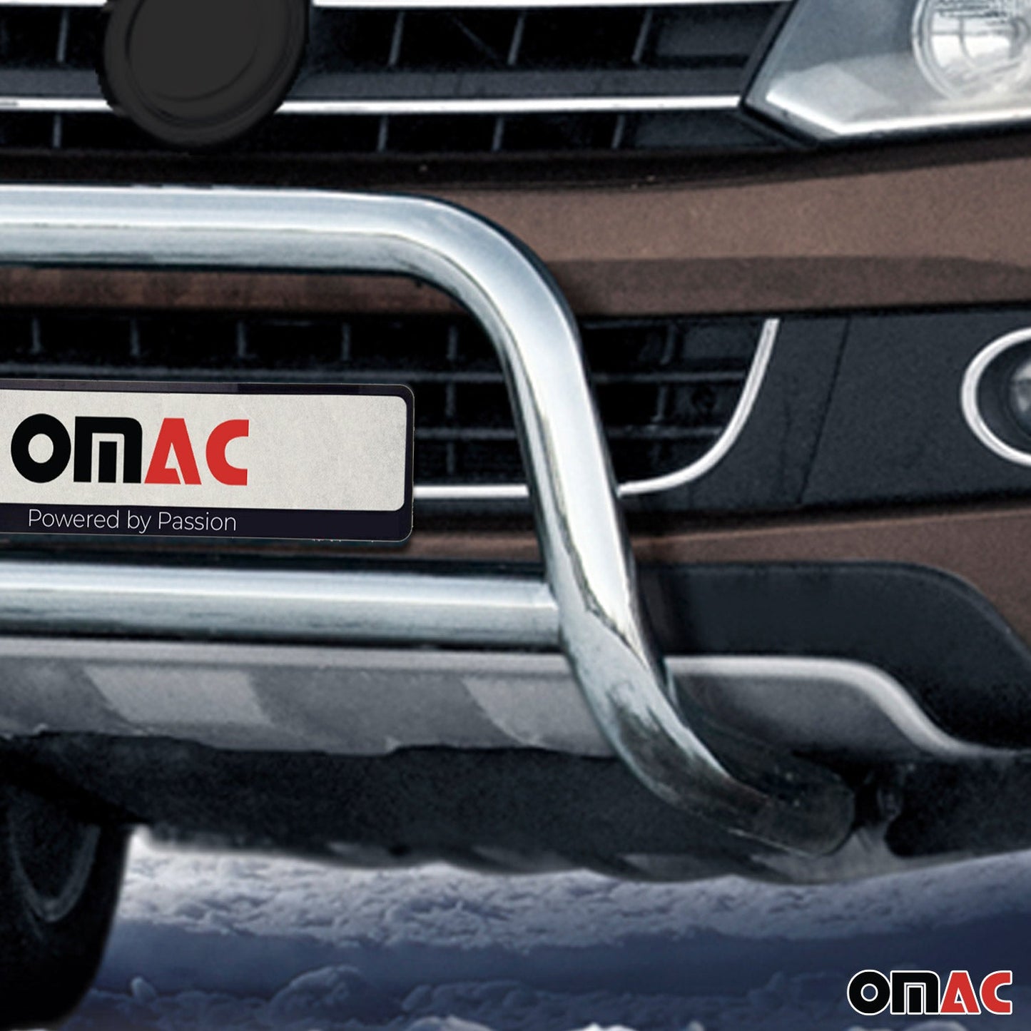 Bară de protecție față pentru VW Amarok 2009-2016 cu ABE (omologare de tip germană) Oțel Argintiu