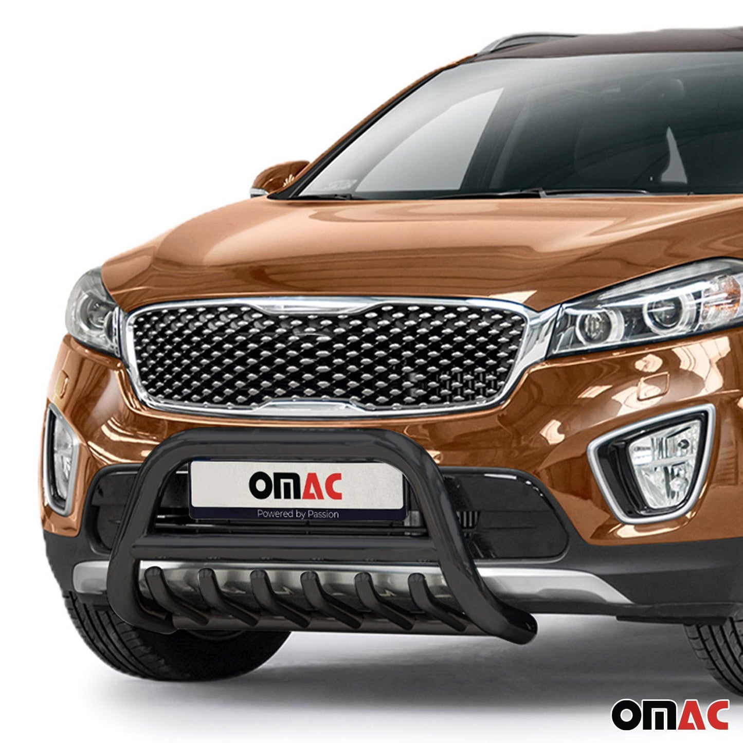 Bară de protecție/buton față pentru Kia Sorento 2015-2018 cu ABE (omologare de tip germană) Negru oțel