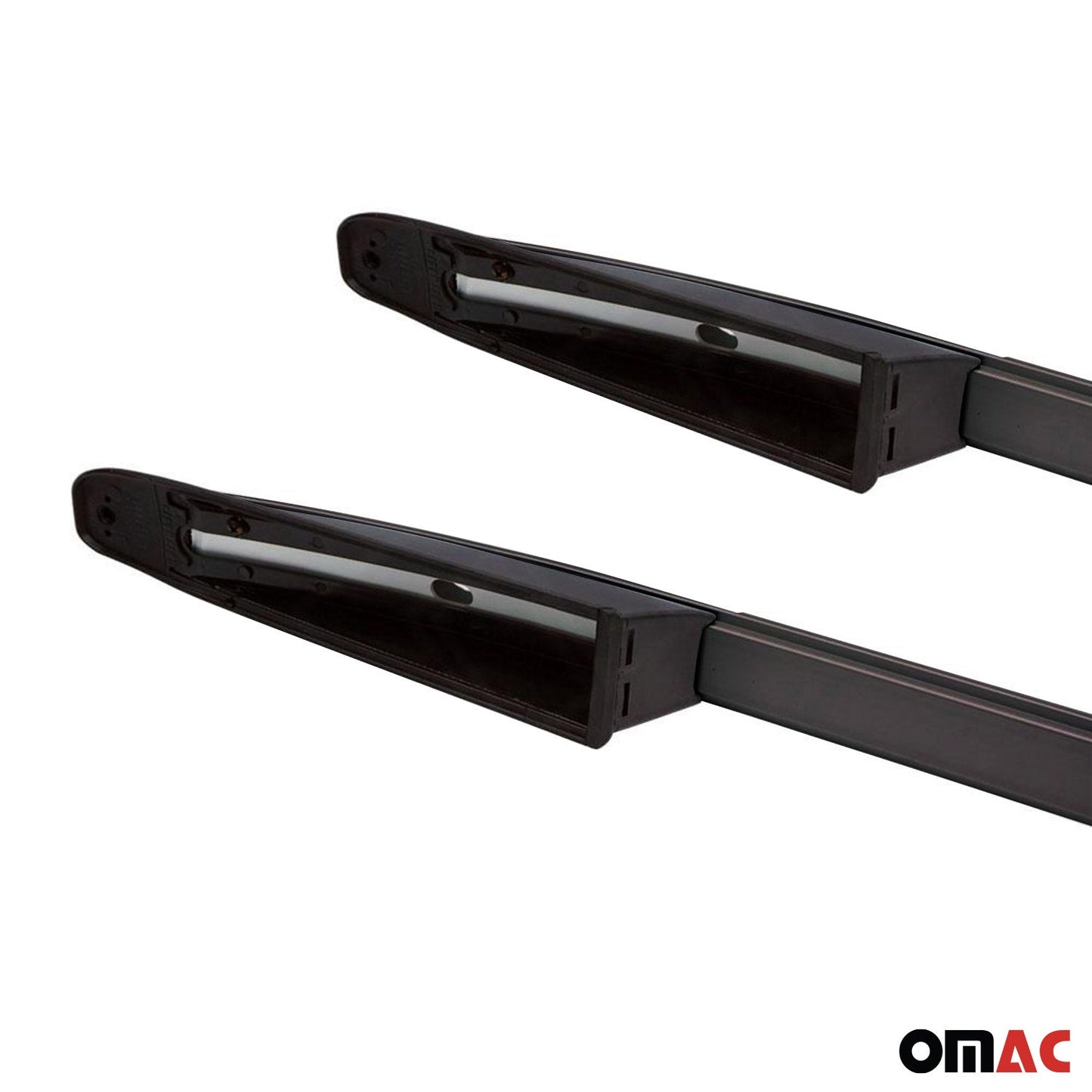 2016-2019 Peugeot 3008 Dachreling Dachträger Schwarz Aluminium 2 tlg