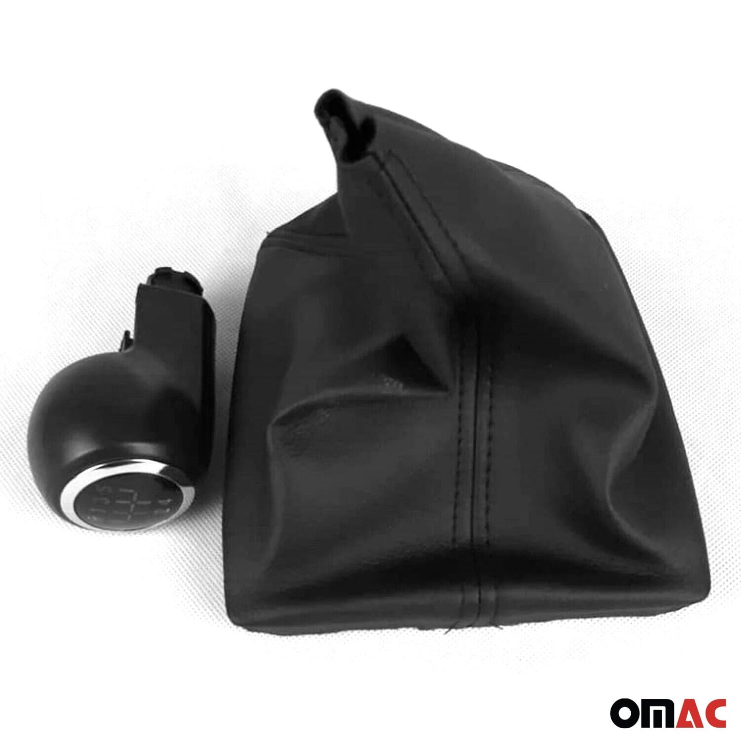 Schaltknauf Schaltknopf für Opel Astra H 2004-2010 5 Gang Kunstleder Schwarz