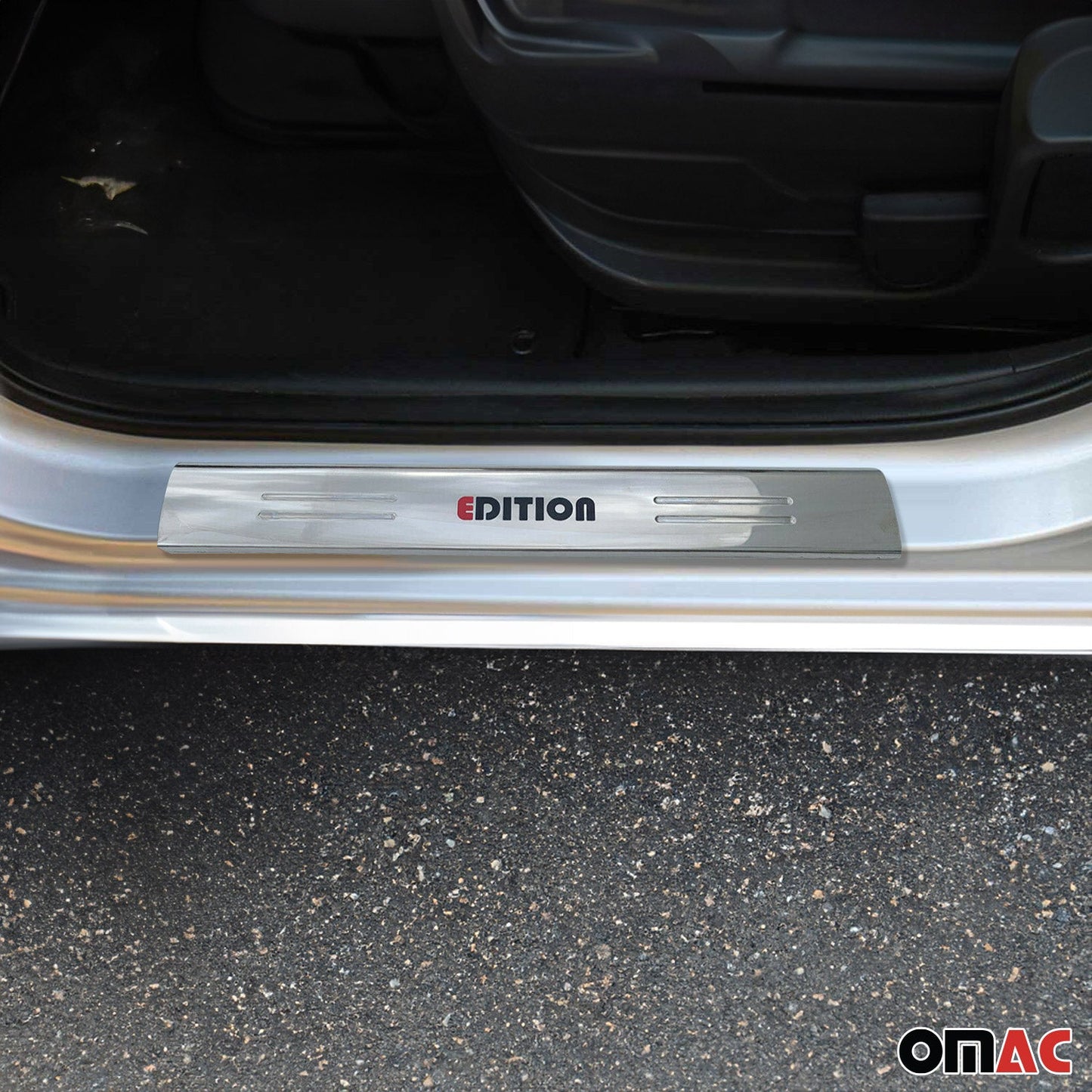 Ornamente prag uși pentru VW Transporter T5 2003-2015, oțel inoxidabil, set 2 piese