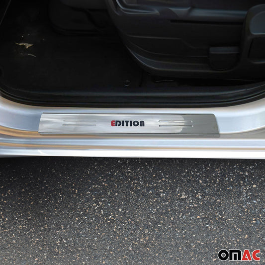 Ornamente prag uși pentru VW Transporter T5 2003-2015, oțel inoxidabil, set 2 piese