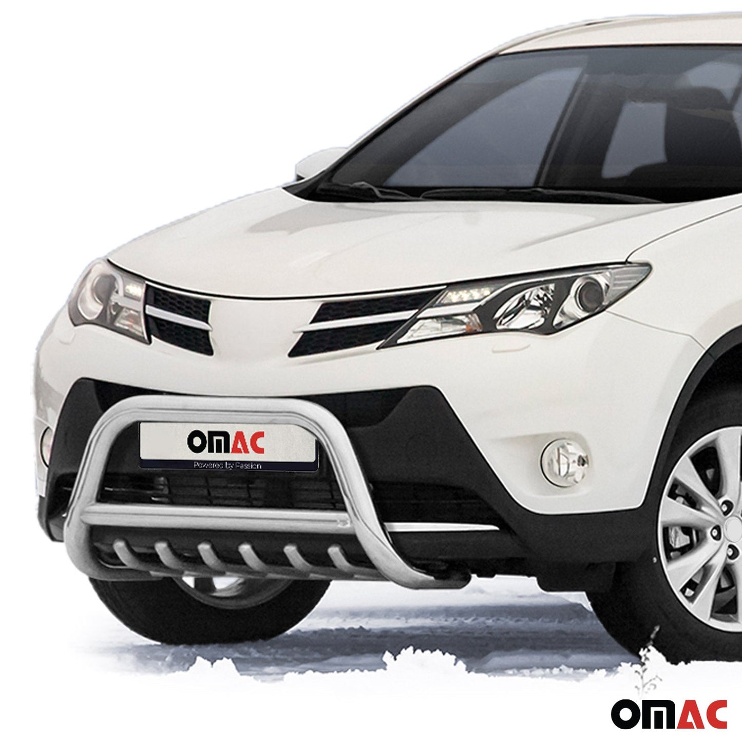 Bară de protecție față pentru Toyota RAV4 2013-2015 cu ABE (omologare de tip germană) Oțel Argintiu