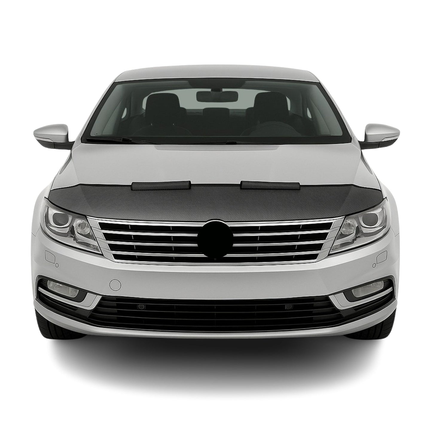 Haubenbra Steinschlagschutz Bonnet Bra für VW CC 2012-2017 Carbon Optik Halb