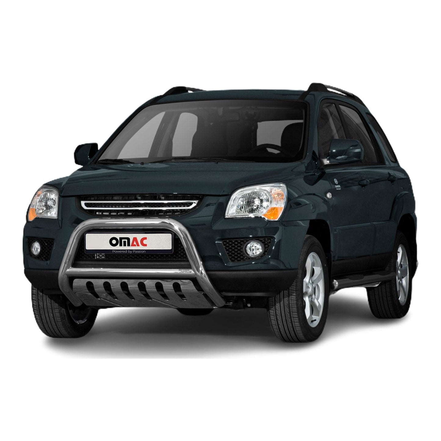 Bară de protecție/buton față pentru Kia Sportage 2008-2010 cu ABE (omologare de tip germană) oțel inoxidabil argintiu