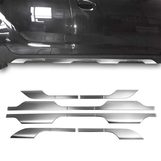 Seitentürleiste Türschutzleiste für Dacia Duster 2018-2021 Gebürstet Chrom 6x