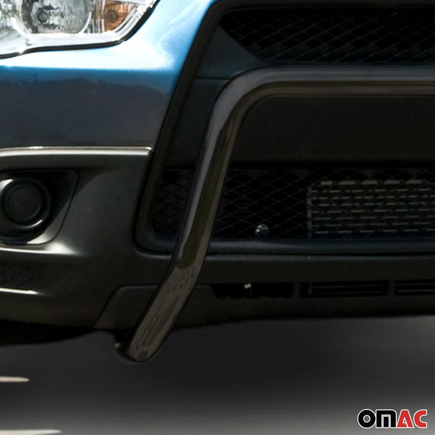 Bară de protecție/buton față pentru Mitsubishi ASX 2010-2013 cu ABE (omologare de tip germană) Negru oțel