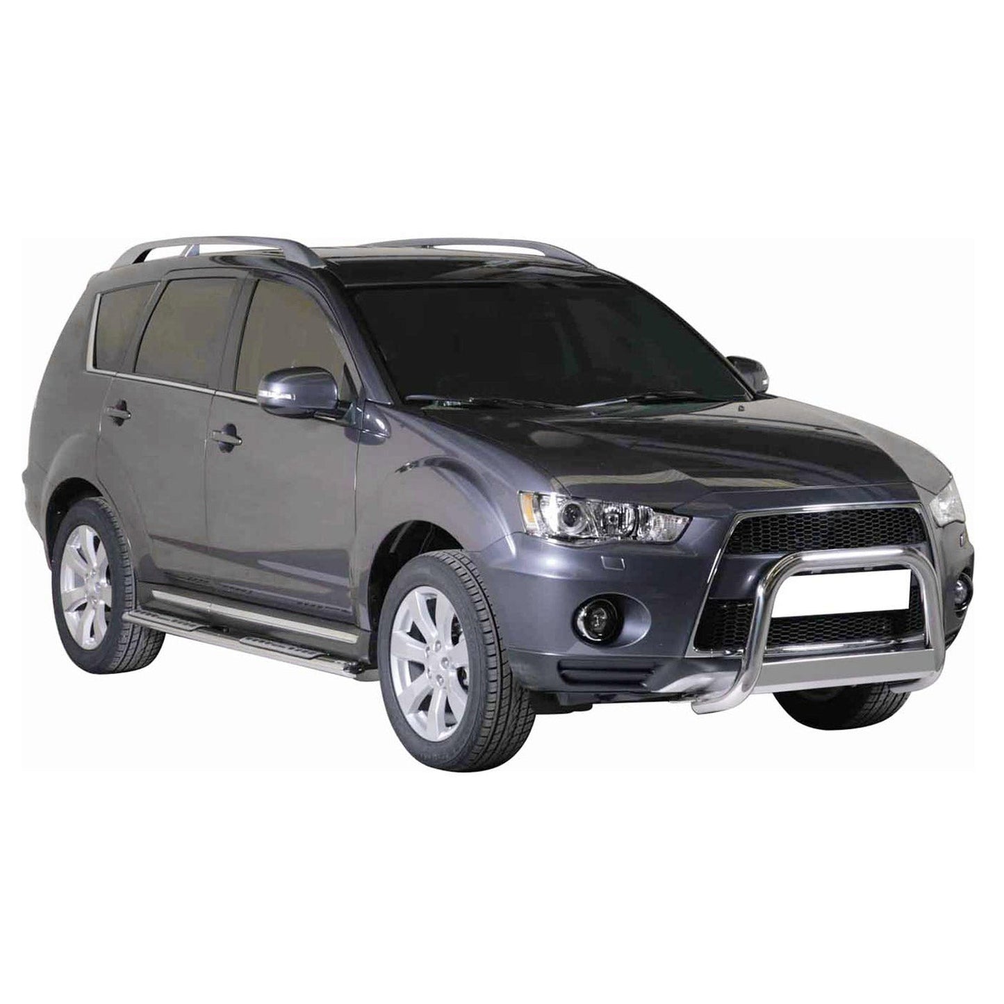 Frontbügel Frontschutzbügel für Mitsubishi Outlander 2010-2012 ø63 Stahl Silber