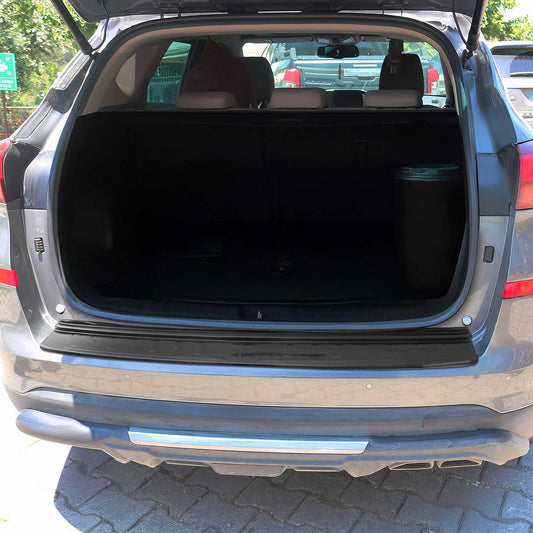 Ladekantenschutz Stoßstangenschutz für Hyundai Tucson 2018-2020 Acryl Schwarz