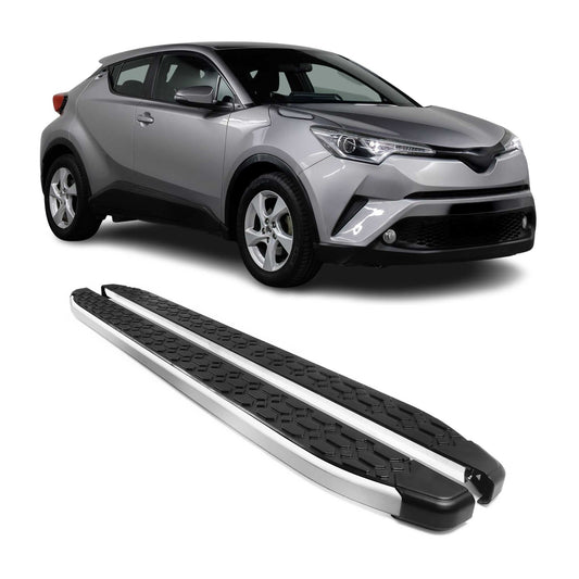 2016-2023 Toyota C-HR Trittbretter Seitenschweller Schweller Schwarz