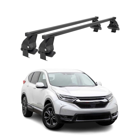 Menabo Dachträger Grundtäger für Honda CR-V mk5 2017-2022 50kg Stahl Schwarz 2x