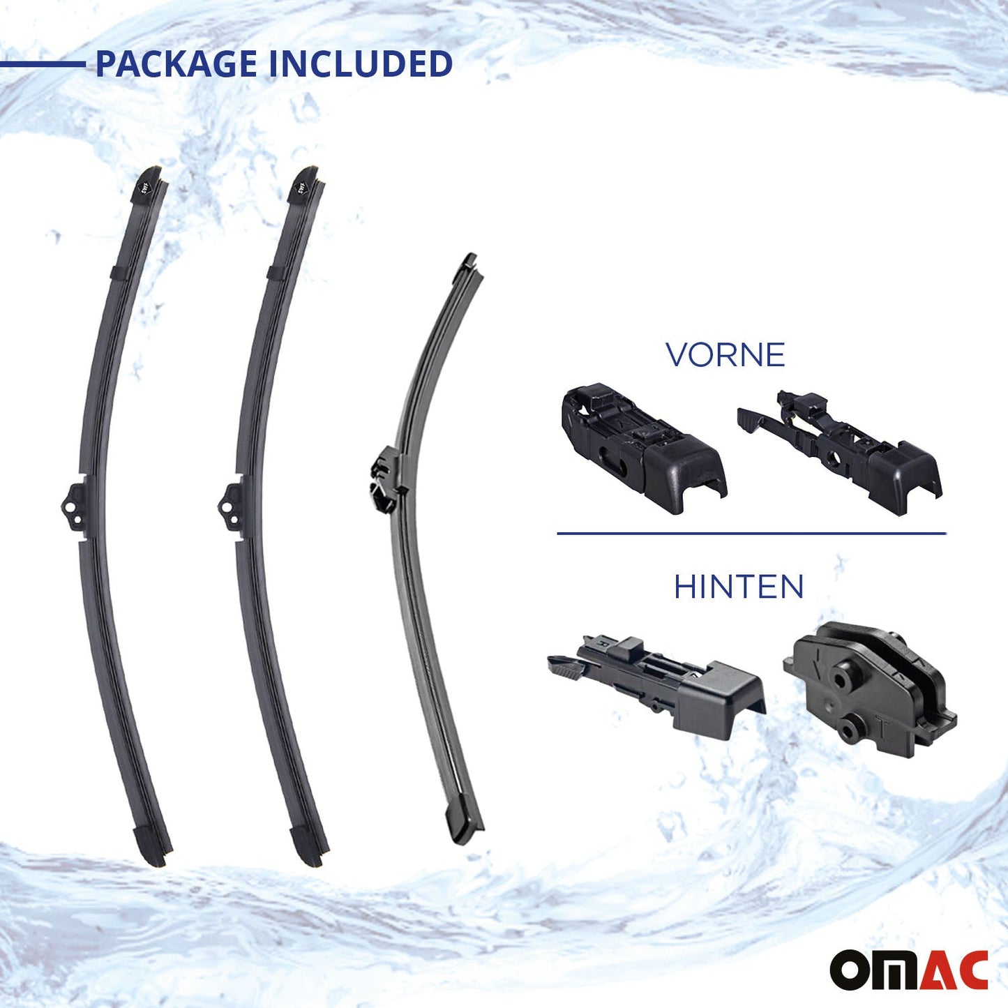 Set lame ștergătoare de parbriz BMW X5 E70 SWF 2006-2013, față și spate