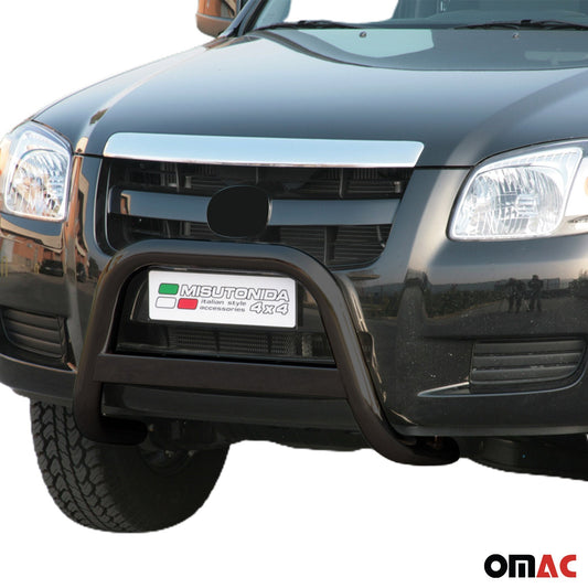Bară de protecție/buton față pentru Mazda BT-50 2006-2012 ø63mm oțel negru protecție