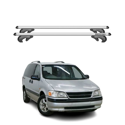 Menabo Dachträger Grundtäger für Opel Sintra 1996-1999 90kg Alu Silber 2 tlg