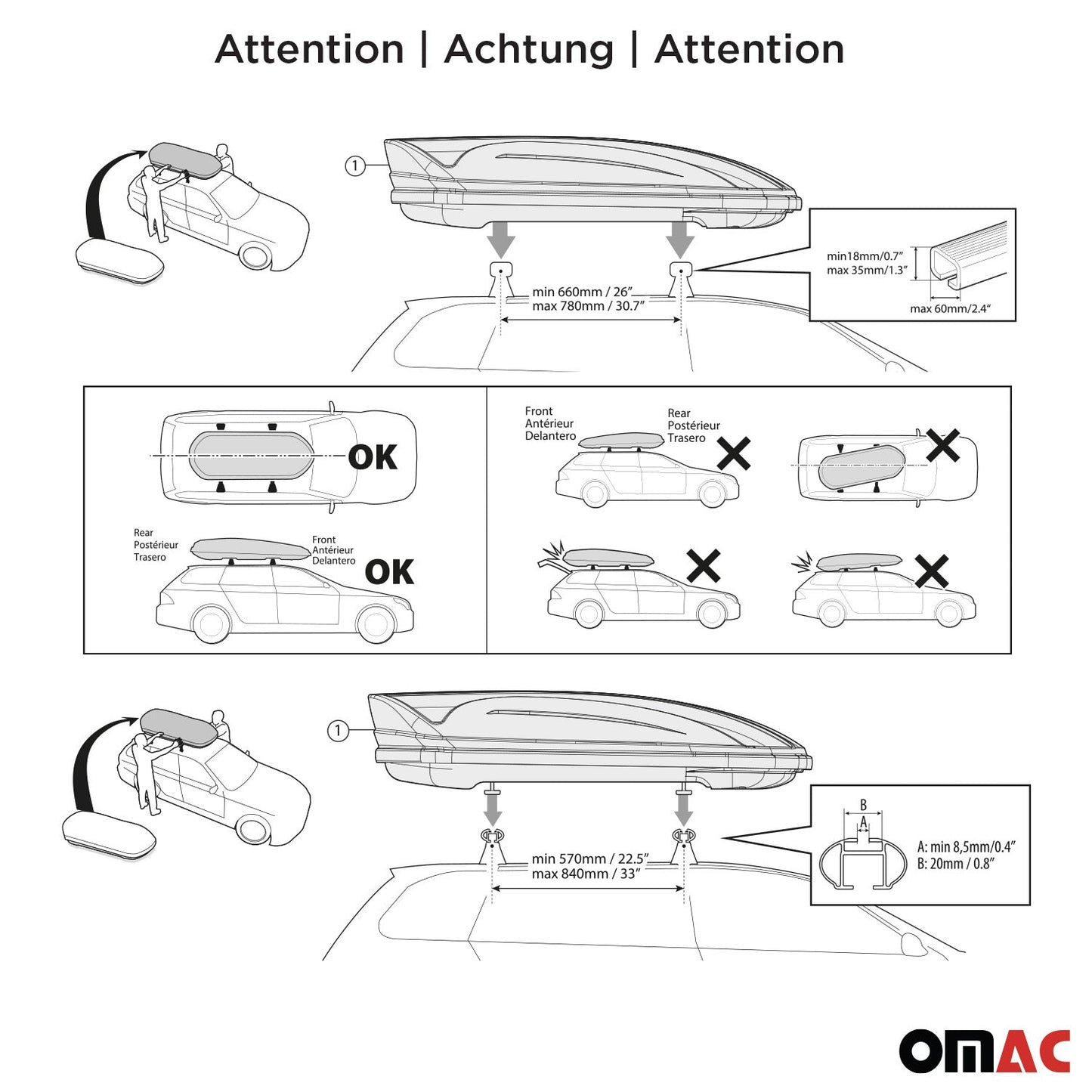 Menabo Dachkoffer Dachbox Gepäckbox Dachgepäckträger Autobox Gepäck Mania 400L