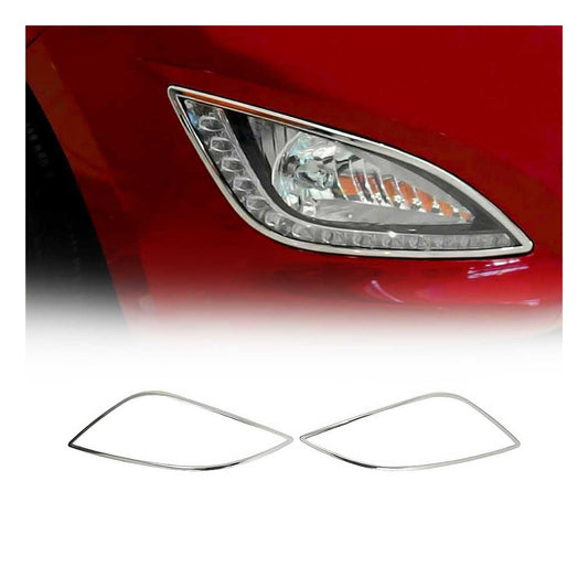 Nebelscheinwerfer Rahmen Umrandung für Hyundai i20 Facelift 2012-2014 Chrom 2x