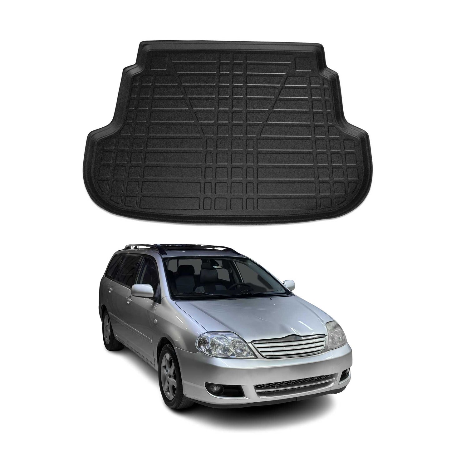Protecție portbagaj/căptușeală bagaje pentru Toyota Corolla 2002-2007 station wagon, cauciuc