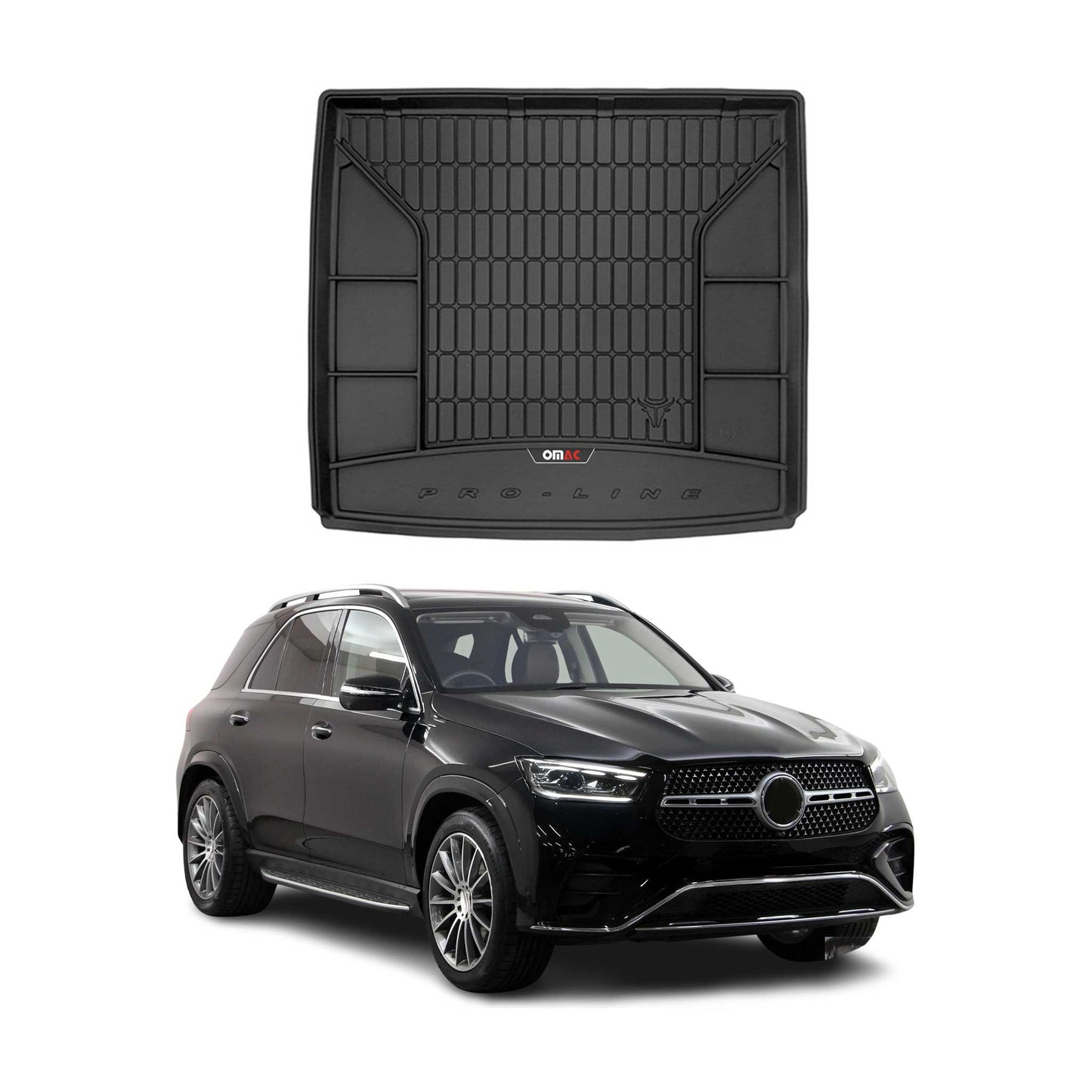 OMAC Gummi Kofferraumwanne für Mercedes GLE W167 2019-2025 TPE Laderaumwanne