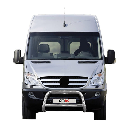 Bară de protecție față pentru Mercedes Sprinter 2006-2014 cu ABE (omologare de tip germană) Oțel Argintiu