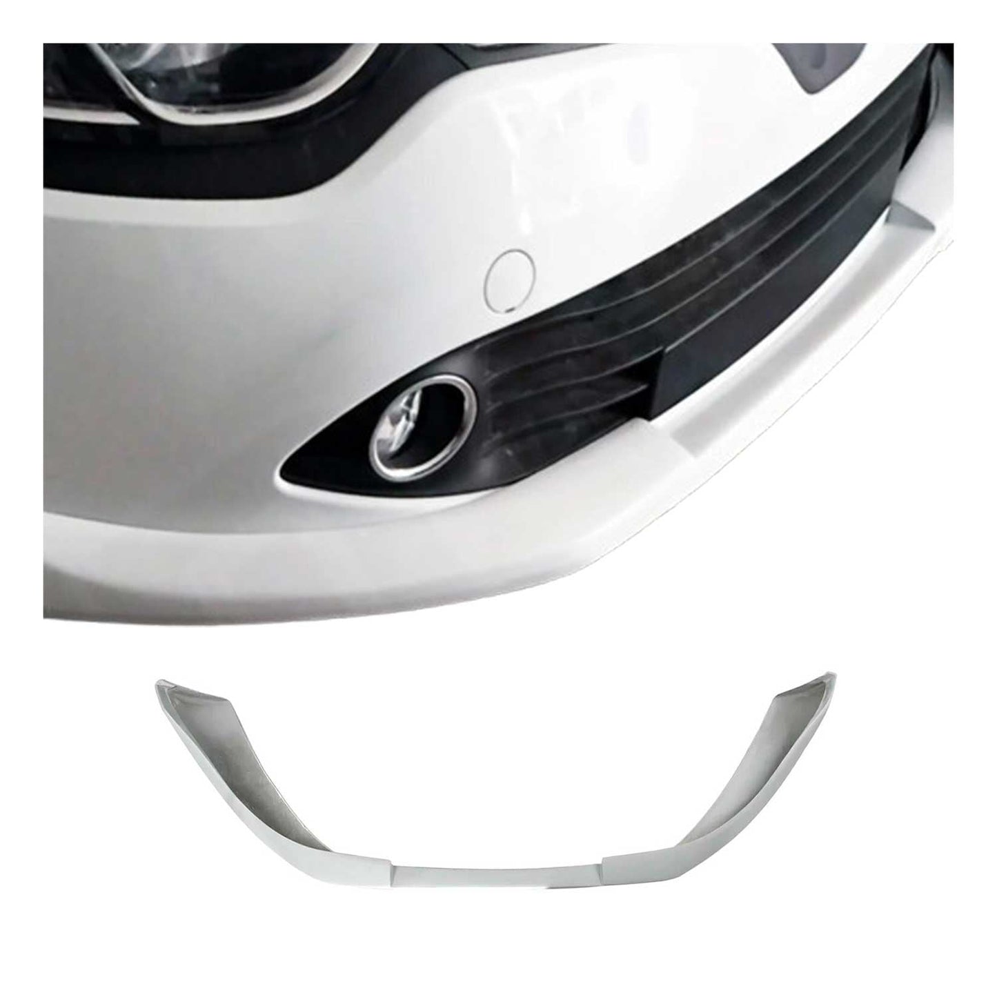 Frontspoiler Lippe Stoßstange Splitter für Renault Clio 2012-2019 Grundiert 1tlg