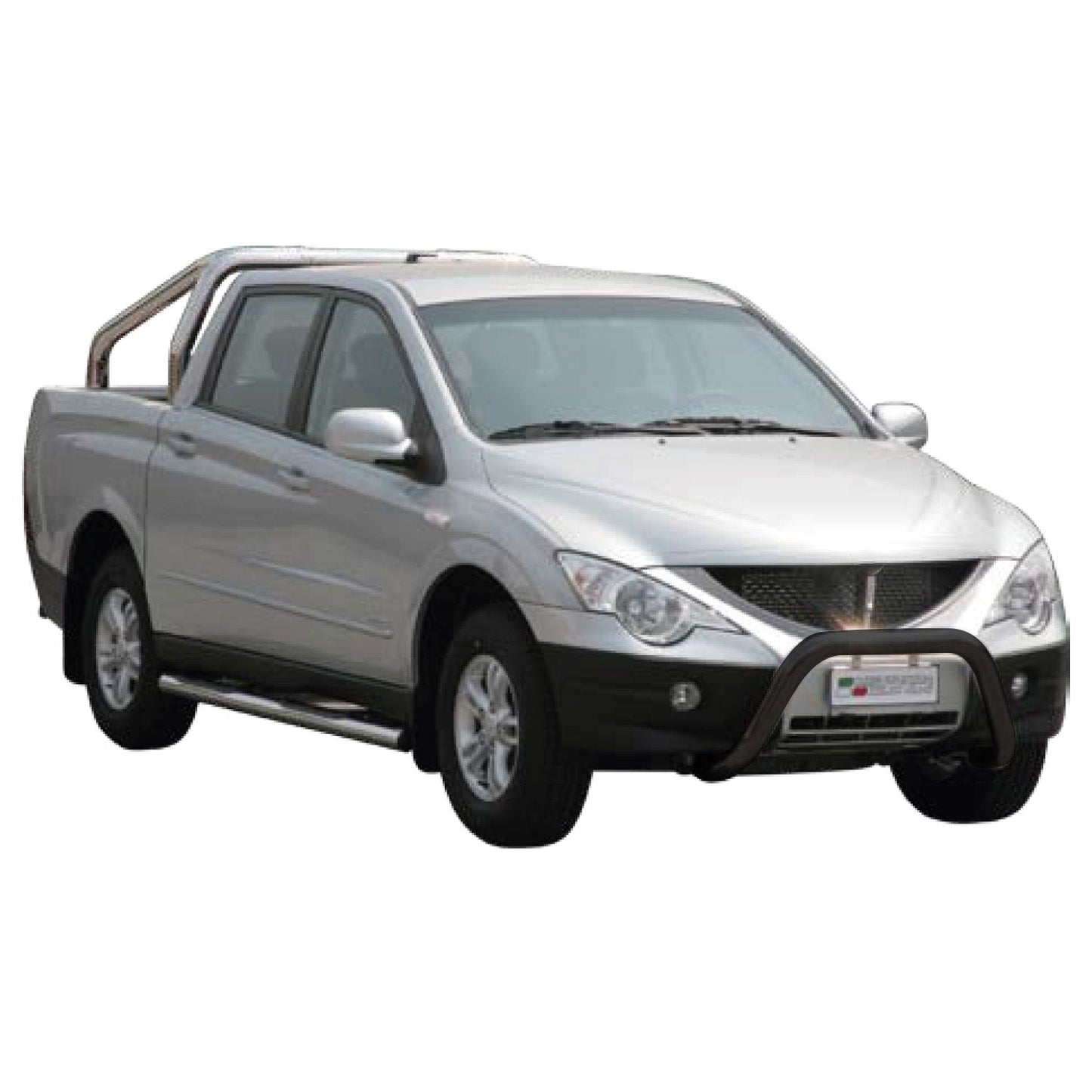 Frontbügel Frontschutzbügel für Ssangyong Actyon Sports 2007-2012 ø76 Schwarz